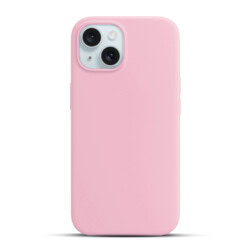 Solidenz Roze Siliconen iPhone 14 en iPhone 13 hoesje met MagSafe - Rose Quartz