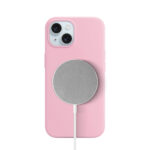 Solidenz Roze Siliconen iPhone 14 en iPhone 13 hoesje met MagSafe – Rose Quartz - 1