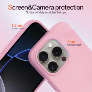 Solidenz Roze Siliconen iPhone 16 Pro hoesje met MagSafe – Rose Quartz - 2