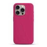Solidenz Roze Siliconen iPhone 16 Pro Max hoesje met MagSafe - Royal Fuchsia