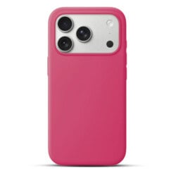 Solidenz Roze Siliconen iPhone 17 Pro Max hoesje met MagSafe - Royal Fuchsia