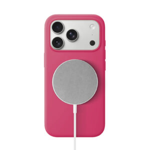 Solidenz Roze Siliconen iPhone 17 Pro hoesje met MagSafe – Royal Fuchsia - 1