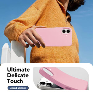 Solidenz Roze Siliconen iPhone 16 hoesje met MagSafe – Rose Quartz - 3