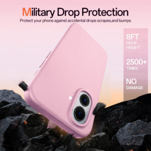 Solidenz Roze Siliconen iPhone 16 hoesje met MagSafe – Rose Quartz - 5