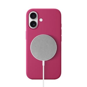 Solidenz Roze Siliconen iPhone 16 hoesje met MagSafe – Royal Fuchsia - 1
