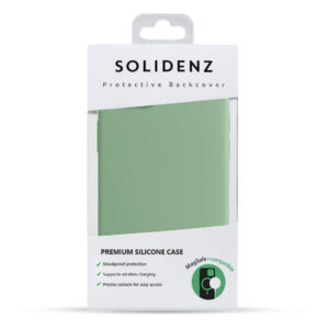 Solidenz Groen Siliconen iPhone 16 hoesje met MagSafe – Mint - 6