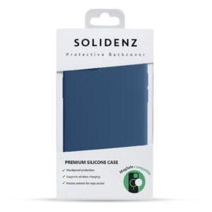 Solidenz Blauw Siliconen iPhone 16 hoesje met MagSafe – Navy Blue - 6