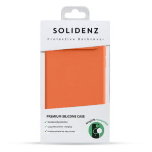 Solidenz Oranje Siliconen iPhone 17 Pro Max hoesje met MagSafe – Papaya - 6