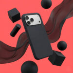 Solidenz Zwart Siliconen iPhone 17 Pro Max hoesje met MagSafe – Midnight Black - 2