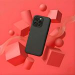 Solidenz Zwart Siliconen iPhone 15 Pro hoesje met MagSafe – Midnight Black - 2