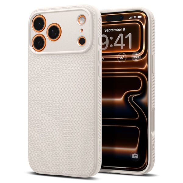 Spigen Liquid Air backcover iPhone 17 Pro Max – Titanium