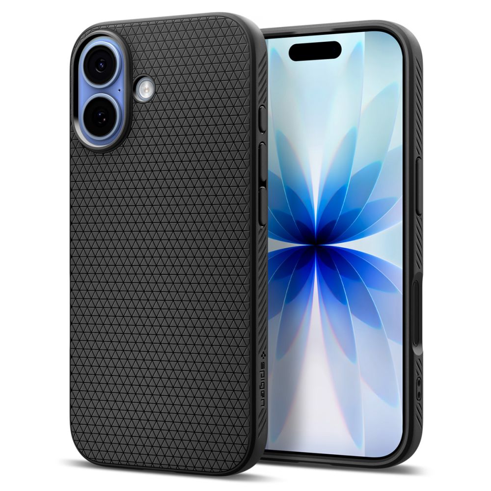 Spigen Liquid Air backcover iPhone 17 – Zwart 1 Spigen Liquid Air backcover iPhone 17 – Zwart 1