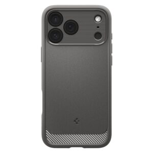 Spigen Rugged Armor Mag backcover iPhone 17 Pro – Grijs – MagSafe compatibel - 1