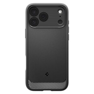 Spigen Rugged Armor Mag backcover iPhone 17 Pro – Zwart – MagSafe compatibel - 1