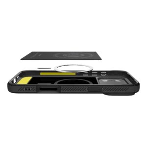Spigen Rugged Armor Mag backcover iPhone 17 Pro – Zwart – MagSafe compatibel - 5