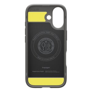 Spigen Rugged Armor Mag backcover iPhone 17 – Grijs – MagSafe compatibel - 2