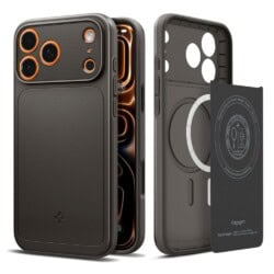 Spigen Thin Fit Mag backcover iPhone 17 Pro Max – Gunmetal – MagSafe compatibel