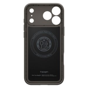 Spigen Thin Fit Mag backcover iPhone 17 Pro Max – Gunmetal – MagSafe compatibel - 2