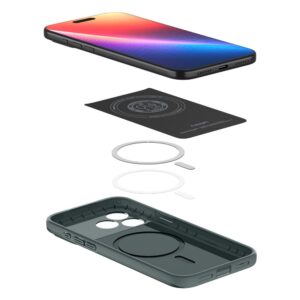 Spigen Thin Fit Mag backcover iPhone 17 Pro – Groen – MagSafe compatibel - 5
