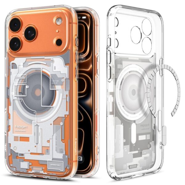 Spigen Ultra Hybrid MagSafe iPhone 17 Pro Max hoesje - Zero One - Wit