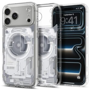 Spigen Ultra Hybrid MagSafe iPhone 17 Pro Max hoesje – Zero One – Wit - 1