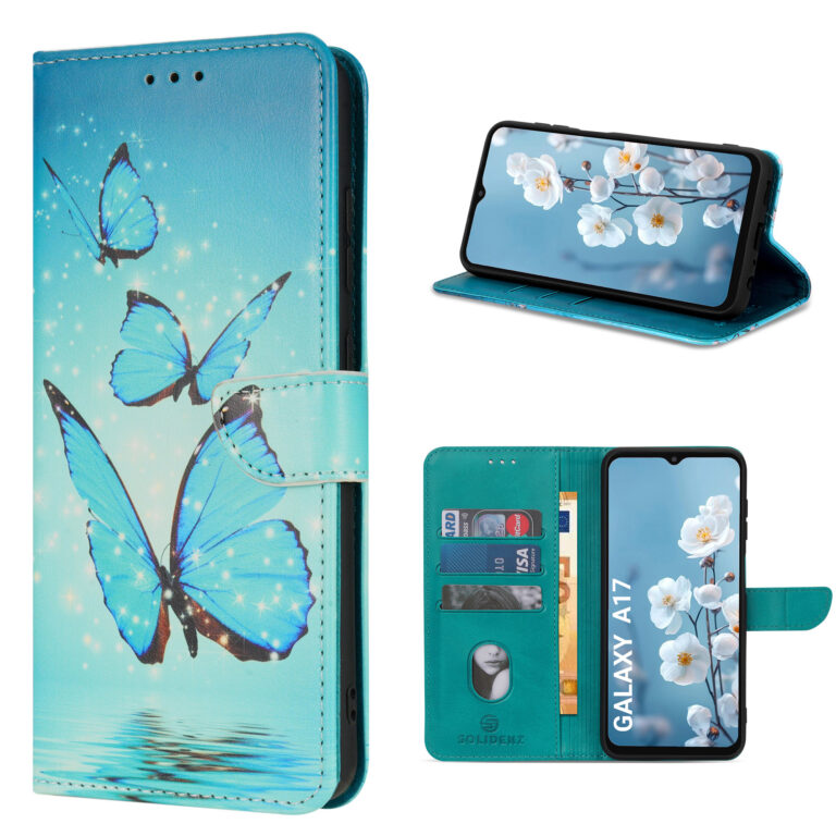 Solidenz bookcase Samsung Galaxy A17 - Vlinders