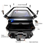 Stofdicht metalen hoes iPhone 17 Pro – Zwart - 1