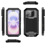 Stofdicht metalen hoes iPhone 17 – Zwart - 1