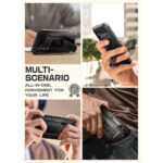 Supcase 360 Backcover met screen protector Samsung Galaxy S25 FE hoesje – Zwart - 8