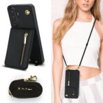 Solidenz Fashion Portemonnee hoesje met koord Samsung Galaxy A17 – Zwart - 5