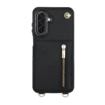 Solidenz Fashion Portemonnee hoesje met koord Samsung Galaxy A17 – Zwart - 7