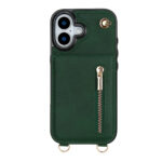 Solidenz Fashion Portemonnee hoesje met koord iPhone 17 – Groen - 6