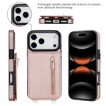 Solidenz Fashion Portemonnee hoesje met koord iPhone 17 Pro – Roségoud - 6