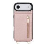 Solidenz Fashion Portemonnee hoesje met koord iPhone Air – Roségoud - 5