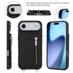 Solidenz Fashion Portemonnee hoesje met koord iPhone Air – Zwart - 7