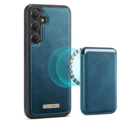 Solidenz Magnetisch Wallet Backcover voor Samsung Galaxy A17 - Blauw