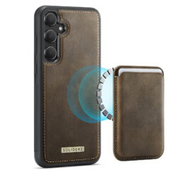 Solidenz Magnetisch Wallet Backcover voor Samsung Galaxy A17 - Bruin