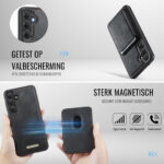 Solidenz Magnetisch Wallet Backcover voor Samsung Galaxy A17 – Zwart - 5