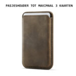 Solidenz Magnetisch Wallet Backcover voor Samsung Galaxy S25 FE – Bruin - 7