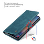 Solidenz Urban Book Samsung Galaxy A17 hoesje – Blauw - 6