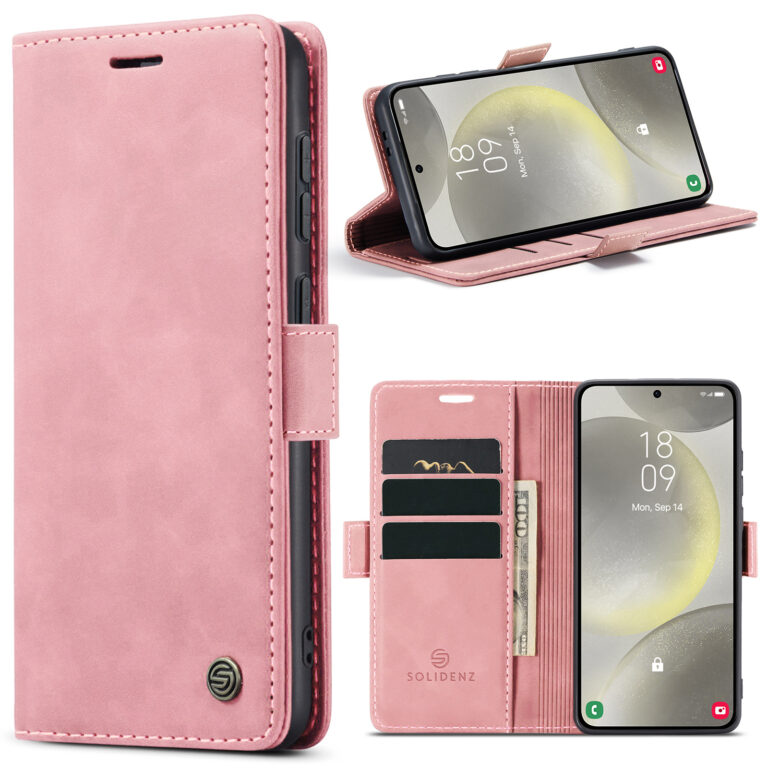 Solidenz Urban Book Samsung Galaxy S25 FE hoesje - Roze