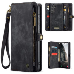 Solidenz Urban Wallet Samsung Galaxy S25 FE hoesje - Zwart