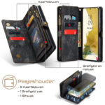 Solidenz Urban Wallet Samsung Galaxy S25 FE hoesje – Zwart - 8