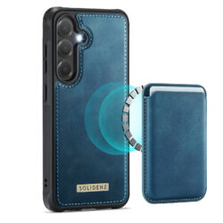 Solidenz Magnetisch Wallet Backcover voor Samsung Galaxy S25 FE - Blauw