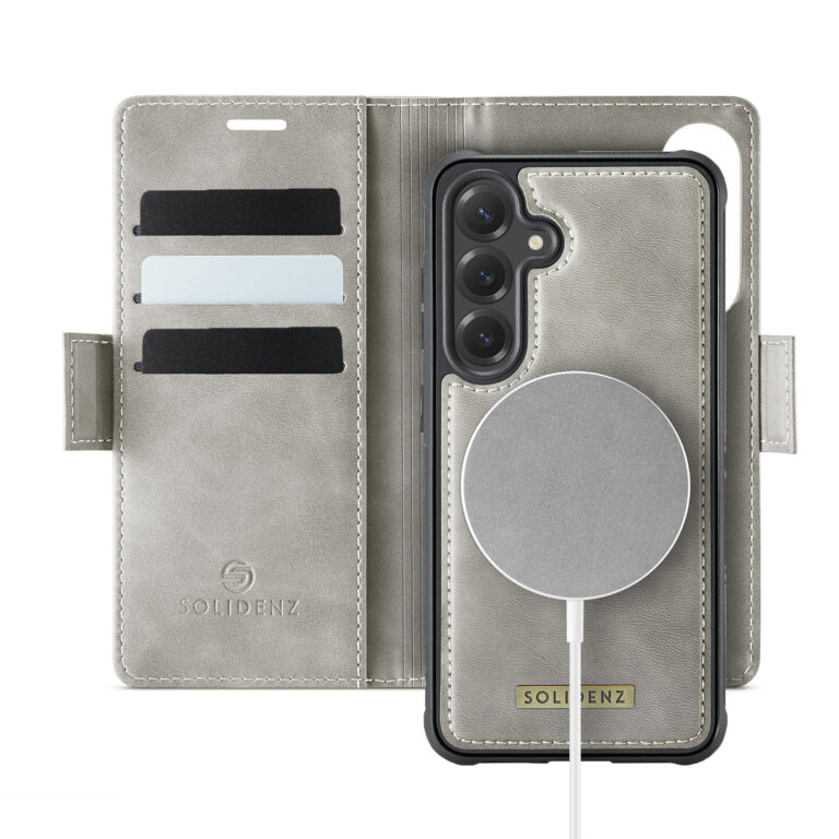 Solidenz 2-in-1 MagSafe Wallet Case voor Samsung Galaxy S26 - Beige