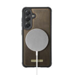 Solidenz 2-in-1 MagSafe Wallet Case voor Samsung Galaxy S26 – Bruin - 5