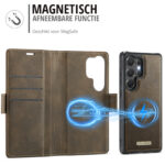 Solidenz 2-in-1 MagSafe Wallet Case voor Samsung Galaxy S26 Ultra – Bruin - 6