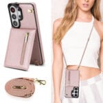 Solidenz Fashion Portemonnee hoesje met koord Samsung Galaxy S26 Ultra – Roségoud - 5