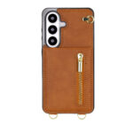 Solidenz Fashion Portemonnee hoesje met koord Samsung Galaxy S26 – Bruin - 6