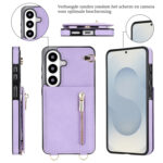 Solidenz Fashion Portemonnee hoesje met koord Samsung Galaxy S26 – Violet - 3